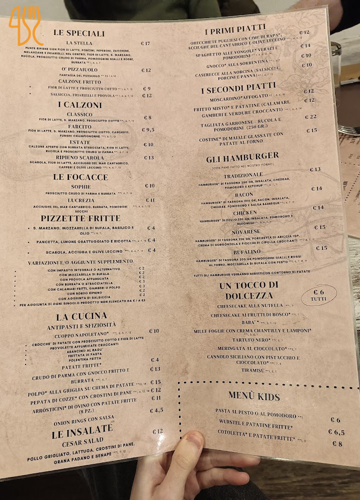 La Torre Pizza E Gril Carte