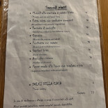 La Piroga Speisekarte