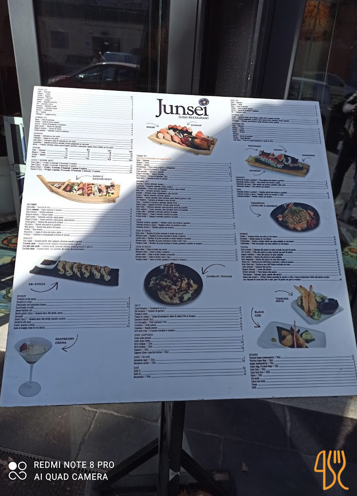 Junsei Sushi Speisekarte