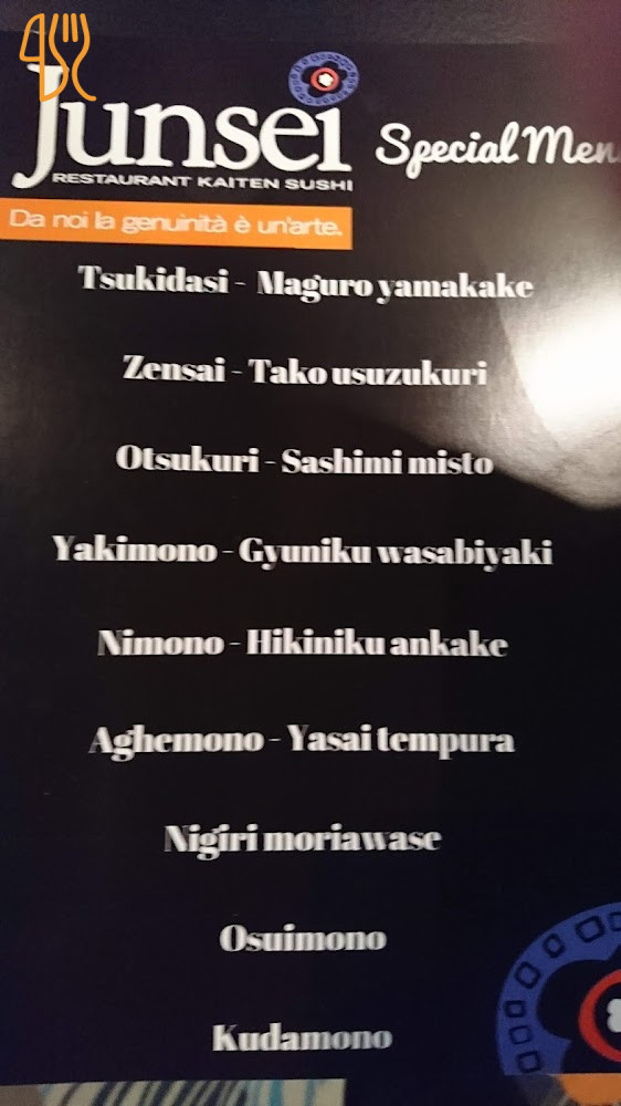 Junsei Sushi Speisekarte