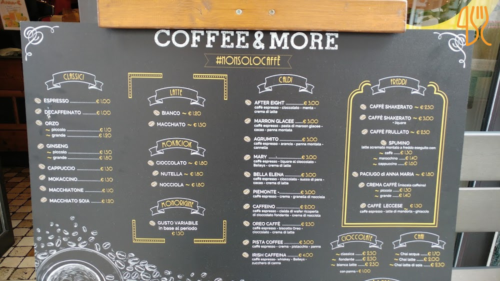 Caffeina Carte
