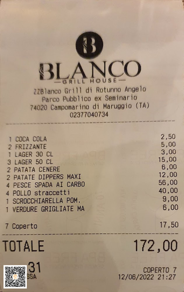 Blanco Carte
