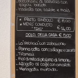 Sciuscià Sciurbì Speisekarte