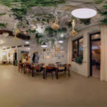 Ruggine Caffè Cucina À l'intérieur
