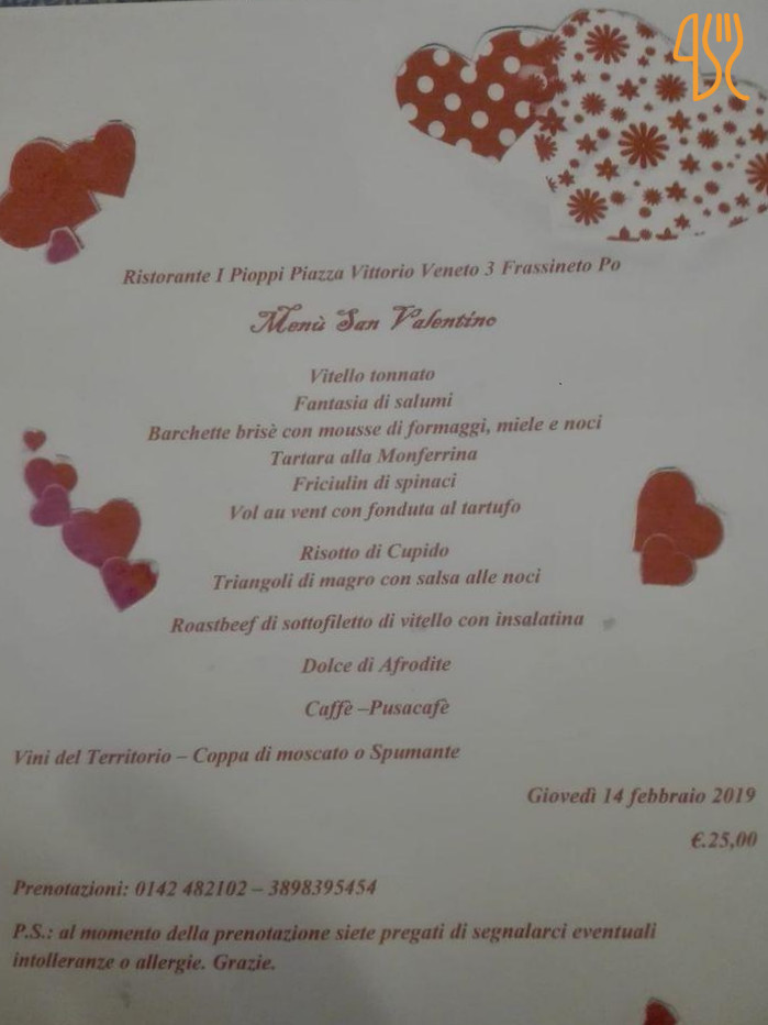 I Pioppi Carte