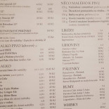 Radniční Restaurace Jihlava menu