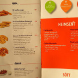 Pizzan menu