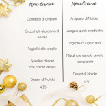 Le Querce menu