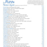 ,pizzeria. Carte