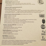 Radniční Restaurace Jihlava menu