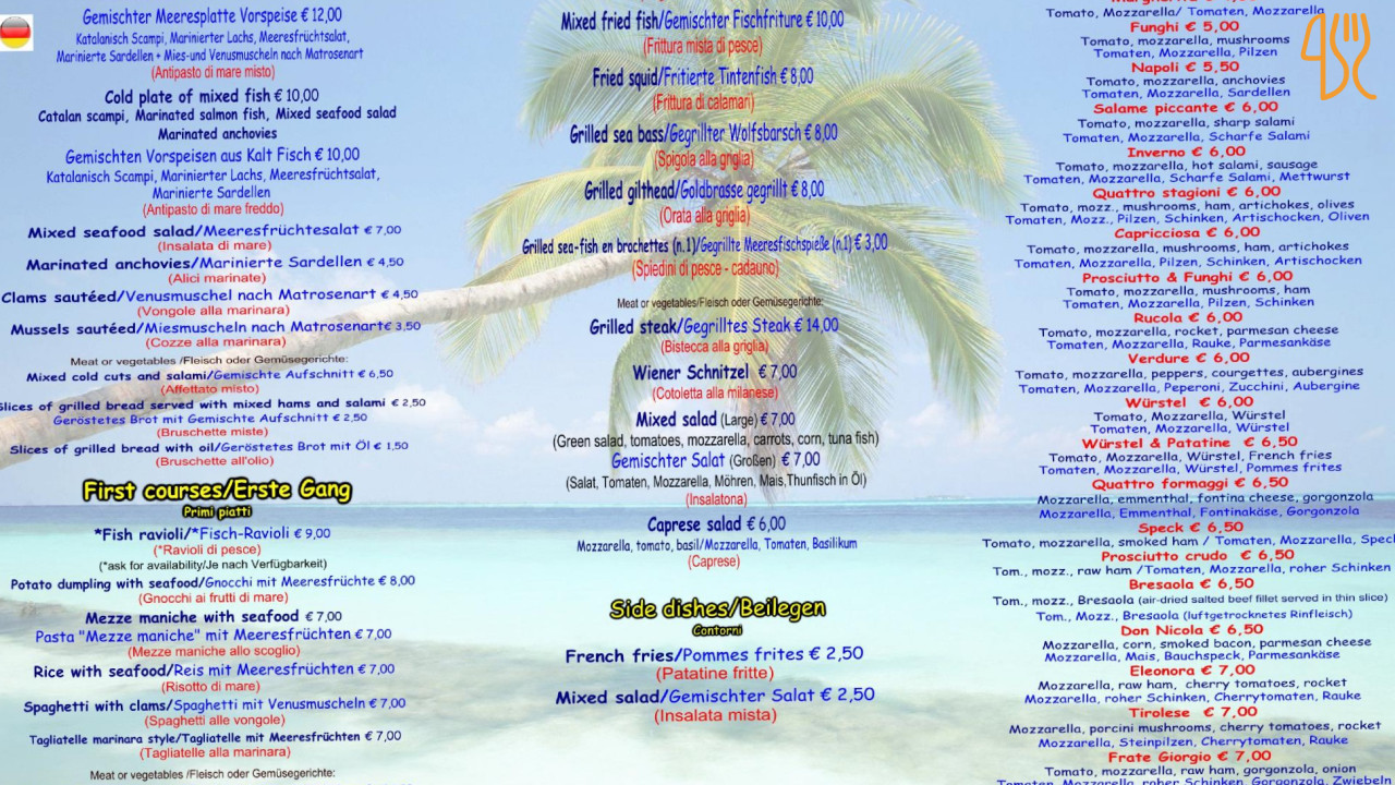 Chalet Lido Carte