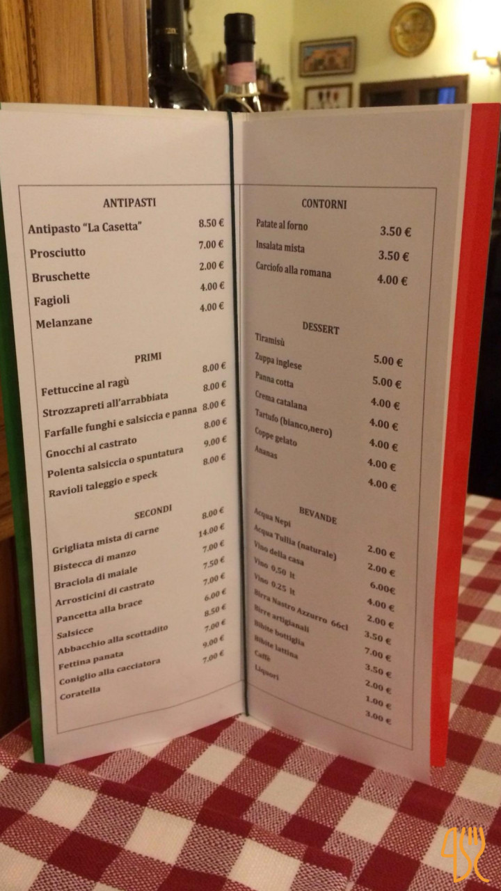 La Casetta Carta