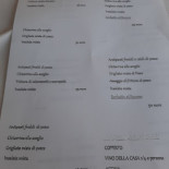 Chalet Amici Del Mare menu
