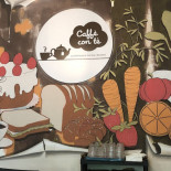 Caffe` Con Te` food