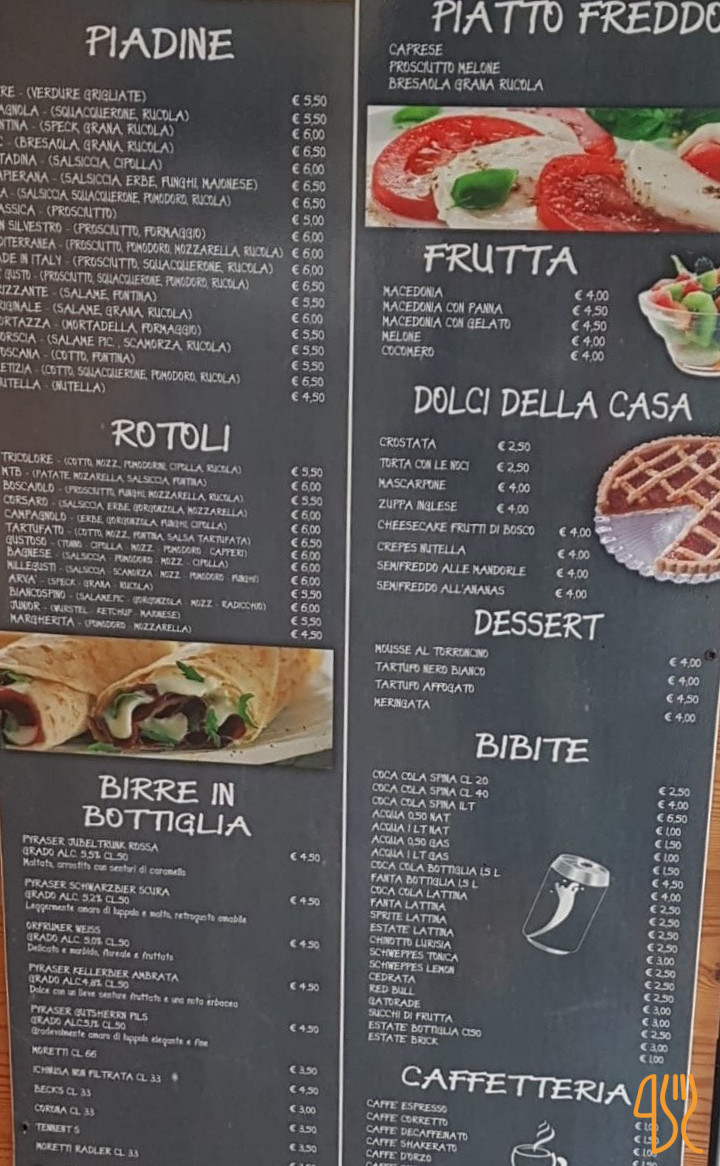Chiosco Al Posto Giusto Carte
