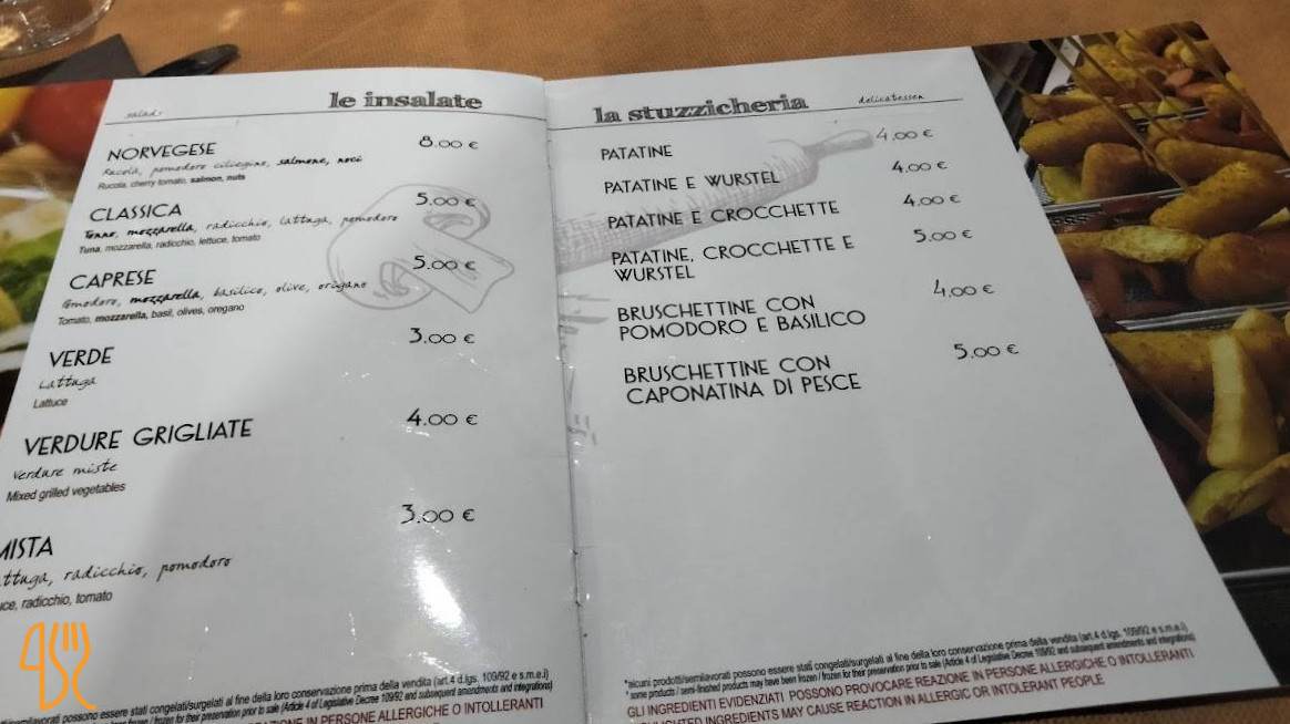 Da Onofrio Pizzeria Carta