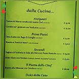 Valdarno menu