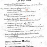 Trattoria Visconti menu