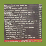 Da Frate menu
