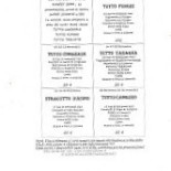 Trattoria Leone menu