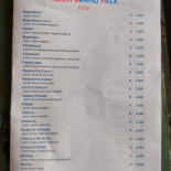 Pizza Grand Prix menu