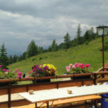 Rifugio Passo Duran C. Tomè outside
