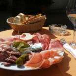 Wein Sektlaube Koessler Comida