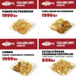 Akureyri Fish And Chips Cibo