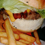 Drunk Sheep Beer Bread Burger Comida