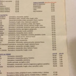 Pizzapulia menu