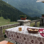 Malga Pusterle À l'intérieur