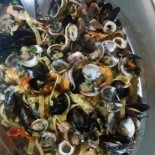 Trattoria-pizzeria ' 'al Borgo ' ' Comida