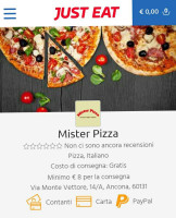 Mister Pizza food