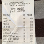 Pizzeria L'arcade Carta