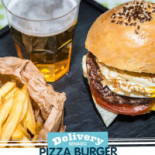 Deliverypizzaburger Nourriture