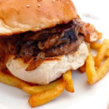 Burgerpizza Nourriture