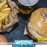 Deliverypizzaburger Nourriture