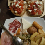 La Piccola Luna Rossa Comida
