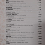 Fast-pizza menu