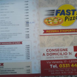 Fast-pizza menu