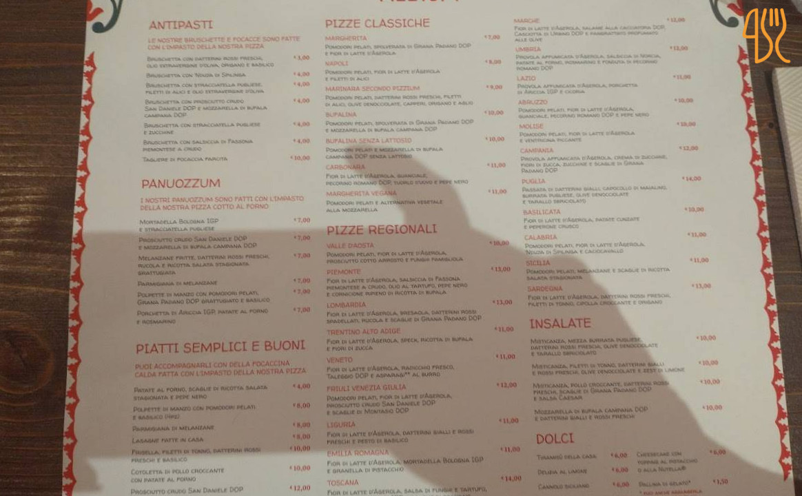 Pizzium Salerno Carte