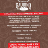 Panificio Gaudino Carte