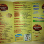 Pizzamente Pizza menu