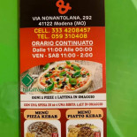 Buran Pizza Kebab menu