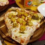 Karma Pizza Al Trancio food