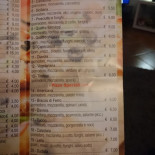 Pizzeria La Caponata Carta