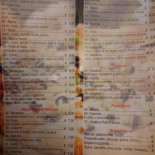Pizzeria La Caponata Carta