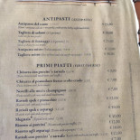 Hosteria Cavour Speisekarte