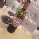 Trattoria-pizzeria ' 'al Borgo ' ' Nourriture