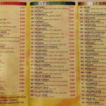 Capitan Pizza menu